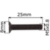 TOKMÁNYRÖGZÍTŐ CSAVAR 5MM