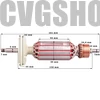 BOSCH GWS15-125 CI CIE GWS17 FORGÓRÉSZ (1607000V35)