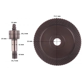 KÍNAI SAROKCSISZOLÓ FOGASKERÉK KÉSZLET 36-011