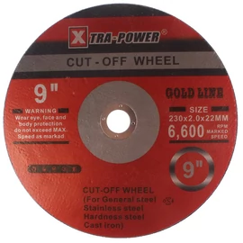 VÁGÓKORONG FÉMHEZ, ACÉLHOZ 230X2,0 [T-XTP230X2,0]