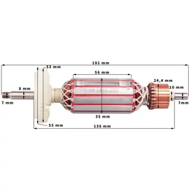 BOSCH GWS15-125 CI CIE GWS17 FORGÓRÉSZ (1607000V35)