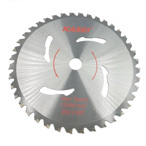 VÁGÓTÁRCSA 40 FOGAS KASEI VIDIA 255X25,4mm