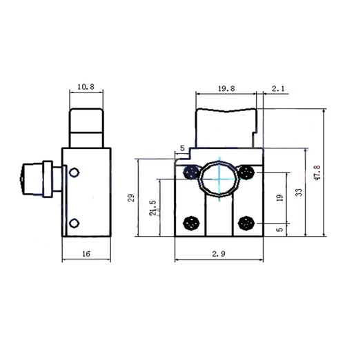 KÍNAI SAROKCSISZOLÓ KAPCSOLÓ
