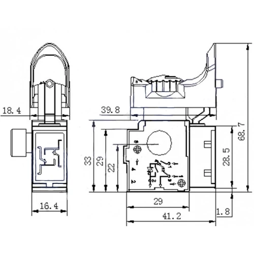 KÍNAI FÚRÓGÉP KAPCSOLÓ