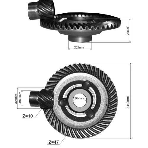 BOSCH GWS18-230 FOGASKERÉK KÉSZLET GYÁRI
