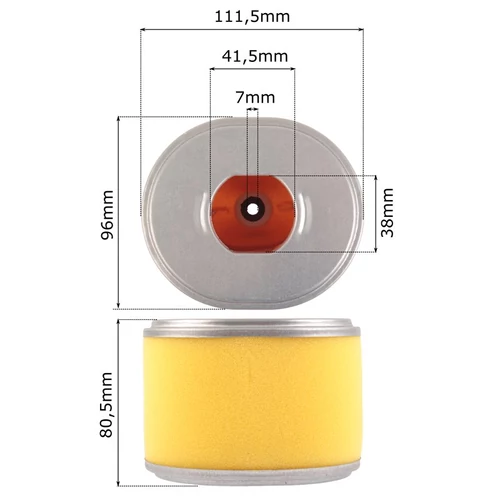 HONDA GX240 GX270 LEVEGŐSZŰRŐ (UTÁNGYÁRTOTT)