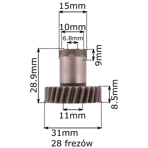 BOSCH GBH 2-26 DRE FOGASKERÉK 28FOG