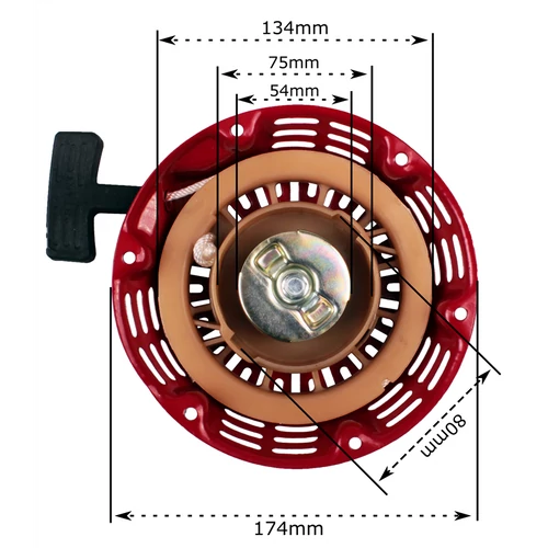 HONDA GX 160 INDÍTÓ SZERKEZET KOMPLETT
