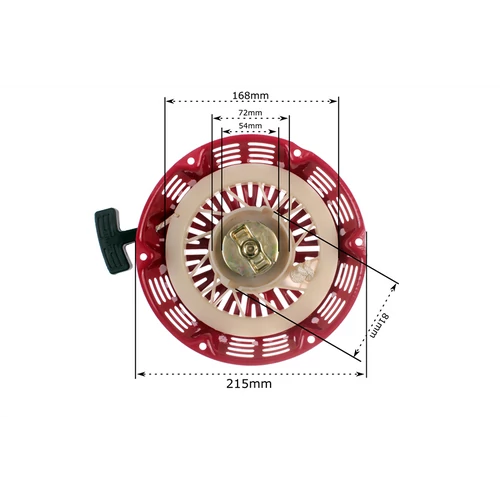 HONDA GX-390 INDÍTÓSZERKEZET KOMPLETT FÉM KÖRMÖS