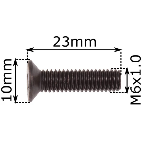 TOKMÁNYRÖGZÍTŐ CSAVAR 6MM
