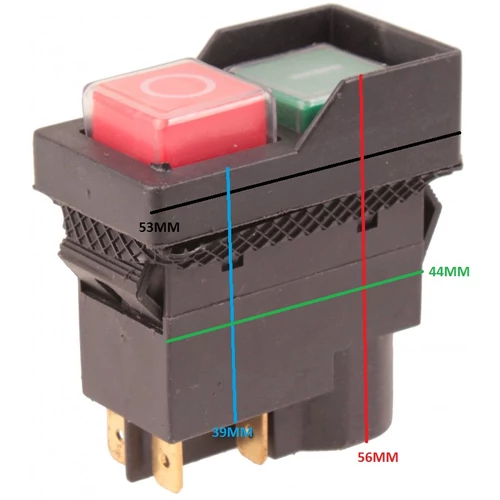 ASZTALI FÚRÓGÉP KAPCSOLÓ 16A 250V 5 CSATLAKOZÓS MÁGNESKAPCSOLÓ