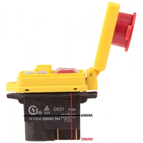 ASZTALI FÚRÓGÉP, BARKÁCSGÉP KAPCSOLÓ 16A 250V 4 CSATLAKOZÓ