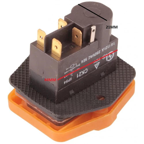 ASZTALI FÚRÓGÉP KAPCSOLÓ 16A 250V 5 CSATLAKOZÓ MÁGNESKAPCSOLÓ