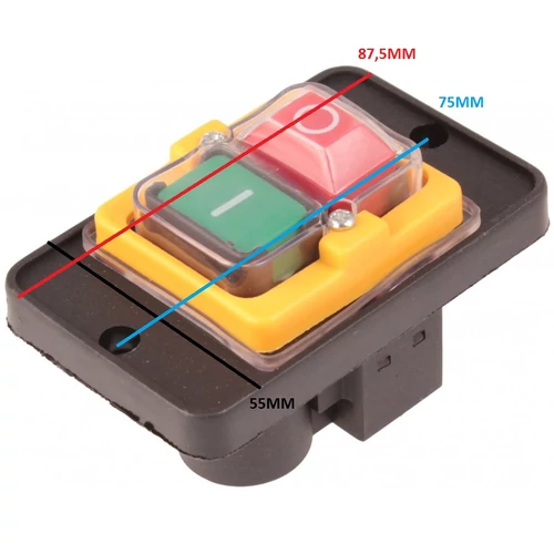 ASZTALI FÚRÓ KAPCSOLÓ 10A 3 FÁZISÚ 7 PÓLUSÚ (400V-OS BEHÚZÓTEKERCS)