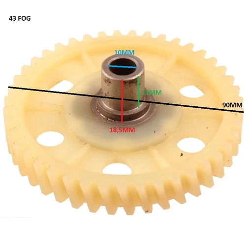 ELEKTROMOS LÁNCFŰRÉSZ FOGASKERÉK 43 FOGAS