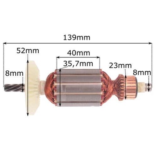 HITACHI D10VG, D13VF, D13VG FORGÓRÉSZ