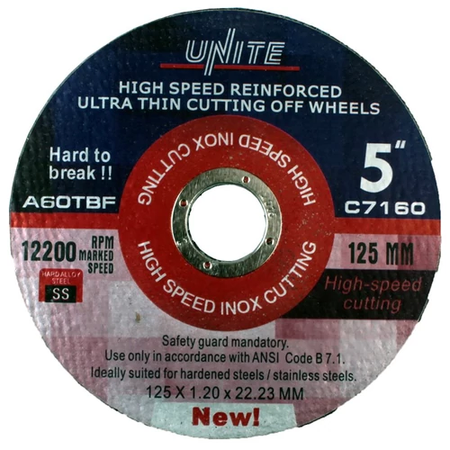 VÁGÓKORONG FÉMHEZ 125X1,2 UNITE [T-UN125X1,2]