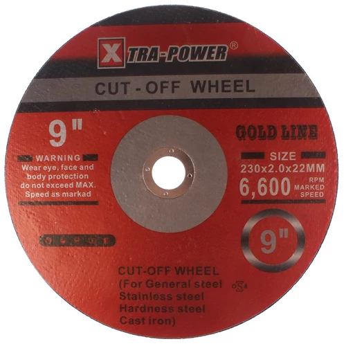 VÁGÓKORONG FÉMHEZ, ACÉLHOZ 230X2,0 [T-XTP230X2,0]