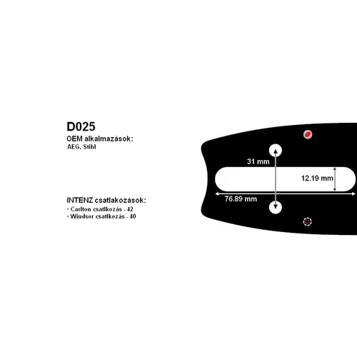 VEZETŐ 325-62SZ 1,6 STIHL